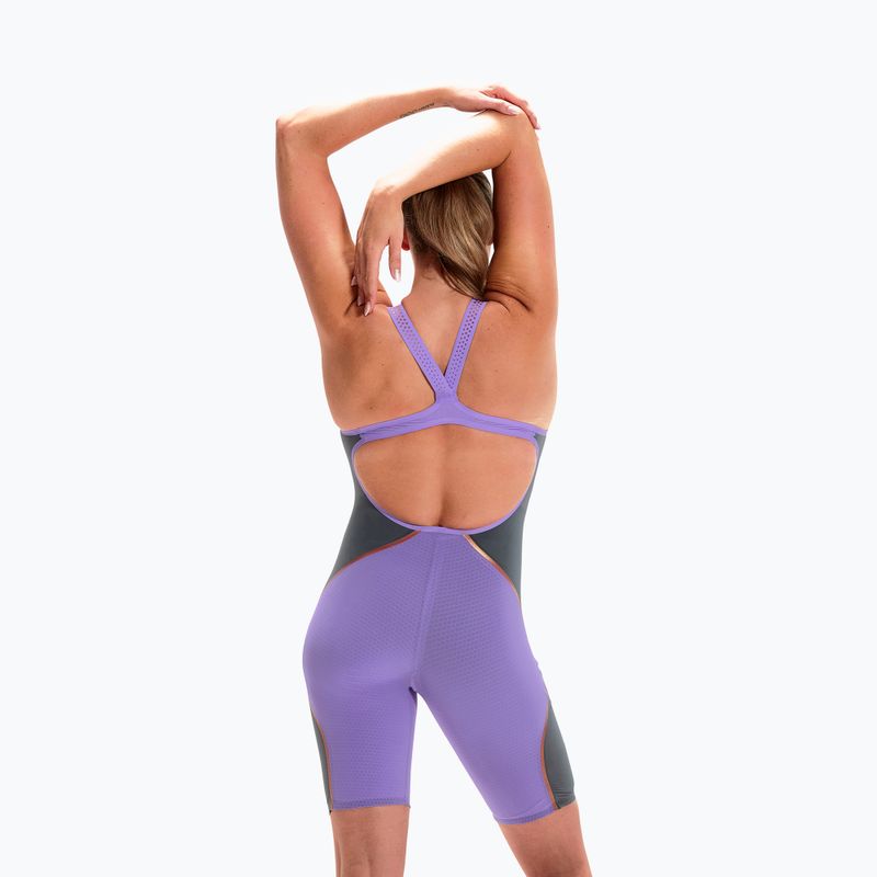 Speedo Fastskin LZR Pure Intent Openback Kneeskin costum de baie dintr-o bucată pentru femei mov 8-11974H545 4