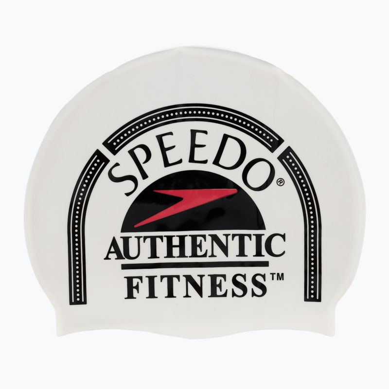 Speedo Șapcă de silicon imprimată alb 8-0838514630