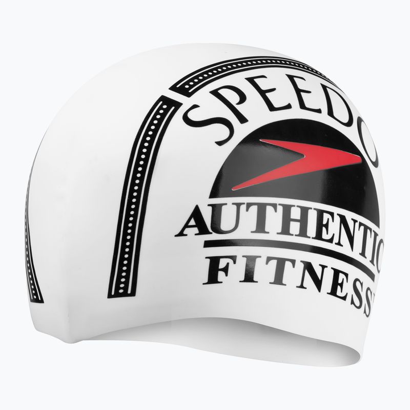 Speedo Șapcă de silicon imprimată alb 8-0838514630 2