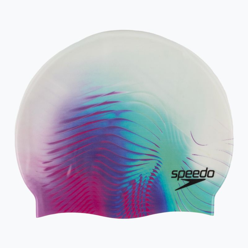 Speedo Șapcă cu imprimare digitală albă și mov 8-1352414649