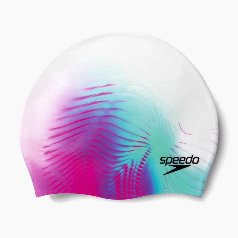 Speedo Șapcă cu imprimare digitală albă și mov 8-1352414649 3
