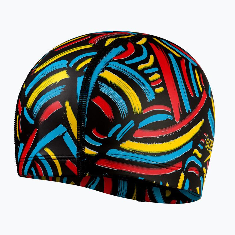 Șapcă pentru copii Speedo Printed Pace Junior negru și culoare 8-1352614609