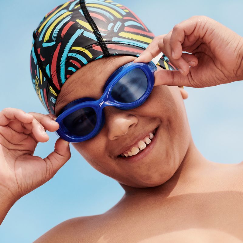 Șapcă pentru copii Speedo Printed Pace Junior negru și culoare 8-1352614609