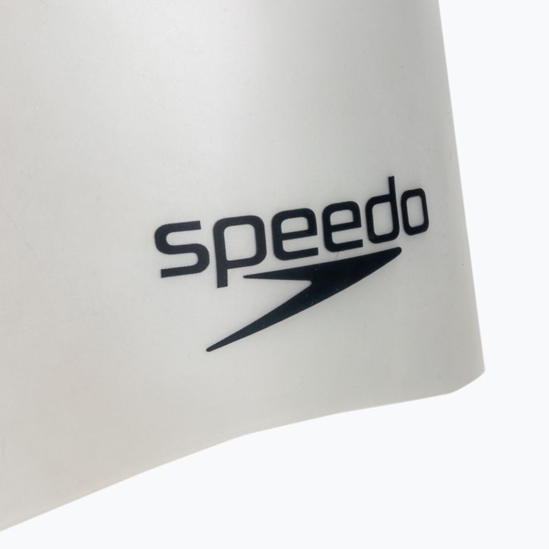 Speedo Plain Plain Moulded Capac de silicon argintiu 8-7098414572 3