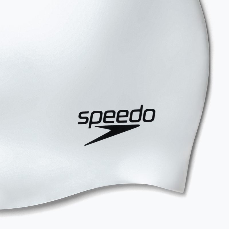Speedo Plain Plain Moulded Capac de silicon argintiu 8-7098414572 6
