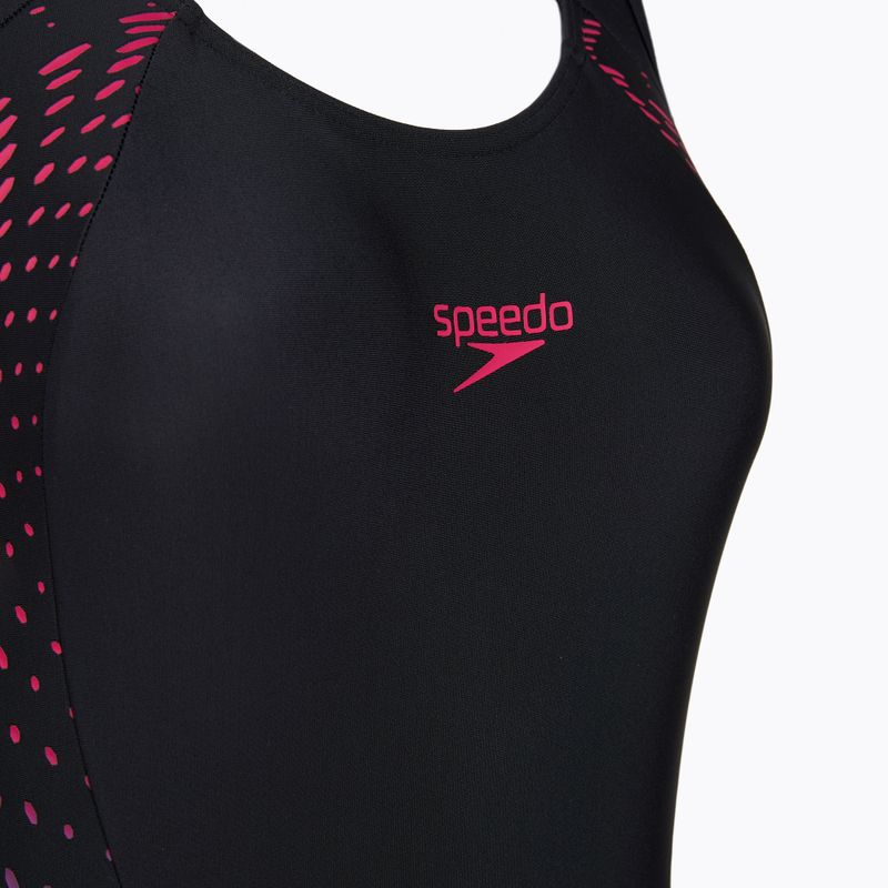 Costum de baie întreg pentru femei Speedo Allover Panel Laneback black/purple 3