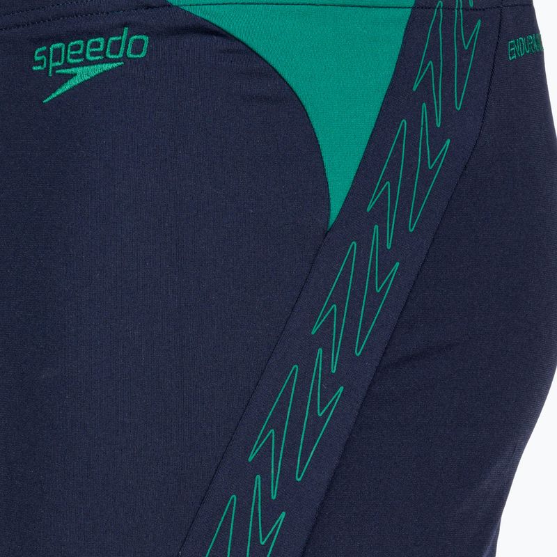 Boxeri de înot pentru bărbați Speedo Hyper Boom Splice navy/green 3