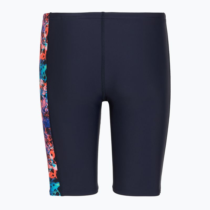Jammer-uri de înot pentru copii Speedo Allover Panel Jammer navy/true cobalt/volcanic orange/hypersonic blue 2