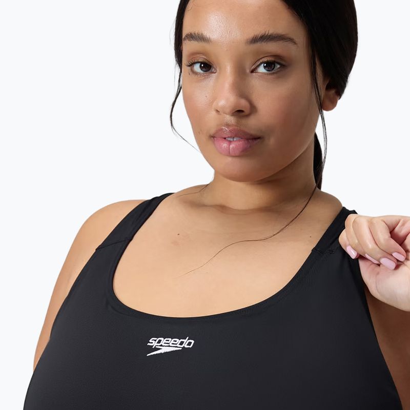 Costum de înot întreg pentru femei Speedo Endurance+ Medalist Plus Size black 5