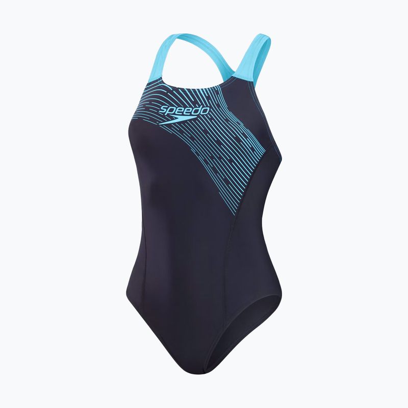 Costum de baie dintr-un element Speedo Medley Logo One Piece true navy/picton blue