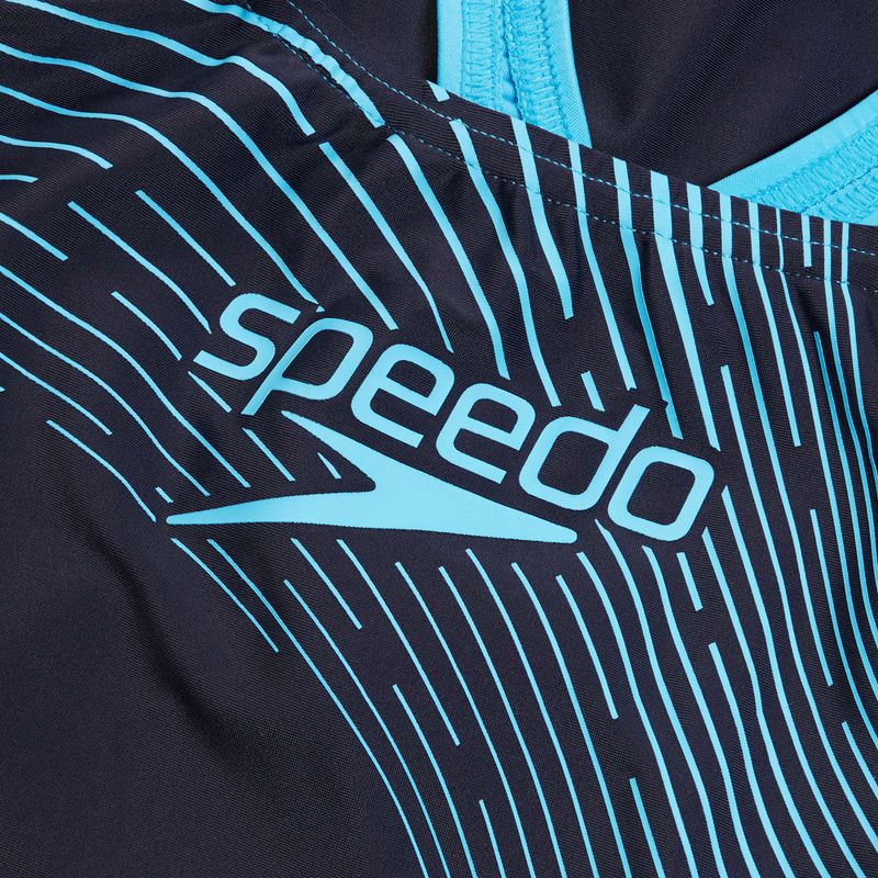 Costum de baie dintr-un element Speedo Medley Logo One Piece true navy/picton blue