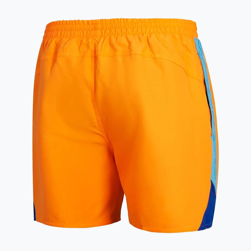 Pantaloni scurți de baie pentru bărbați Speedo Hyperboom Splice 16" mandarin peel/picton blue/true cobalt 2