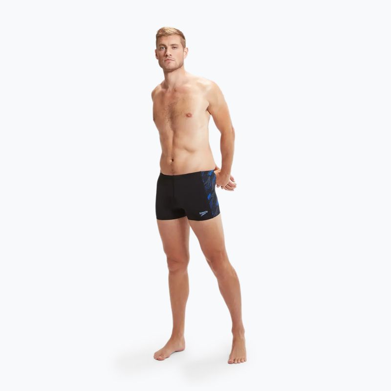 Boxeri de baie Speedo Hyperboom black/curious blue/true cobalt 5