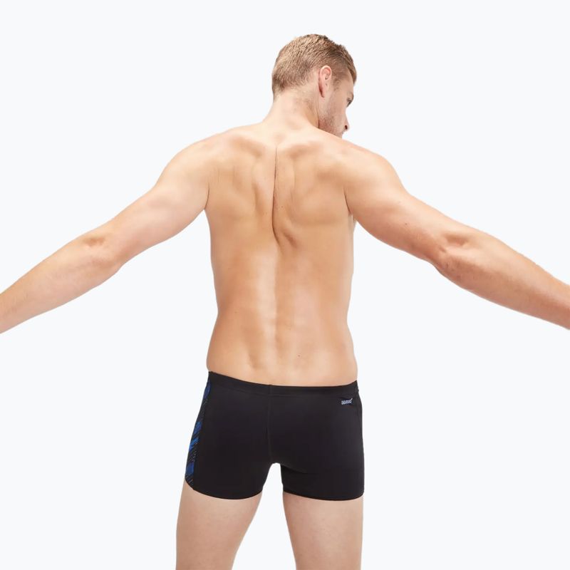 Boxeri de baie Speedo Hyperboom black/curious blue/true cobalt 6