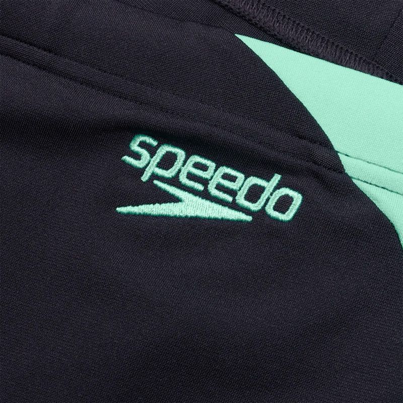 Boxeri de baie pentru bărbați Speedo Hyper Boom Splice true navy/herlequin green 3