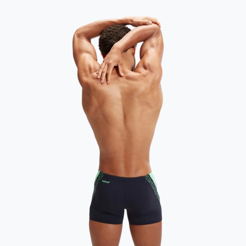 Boxeri de baie pentru bărbați Speedo Hyper Boom Splice true navy/herlequin green 6