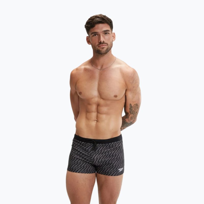 Boxeri de baie pentru bărbați Speedo Valmilton black/gove grey 5