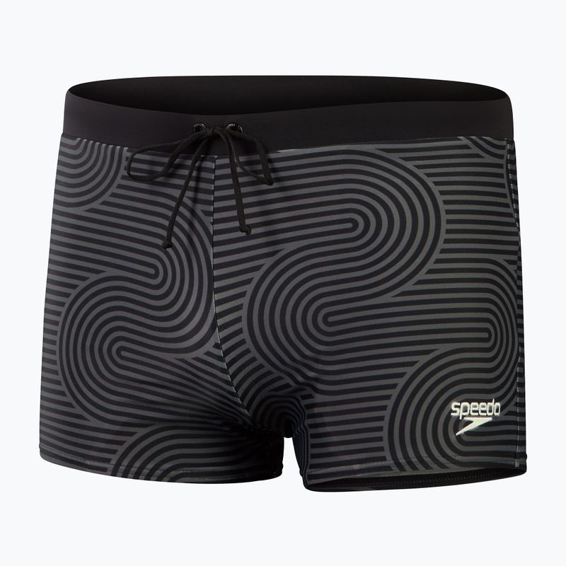 Boxeri de baie pentru bărbați Speedo Valmilton black/usa charcoal