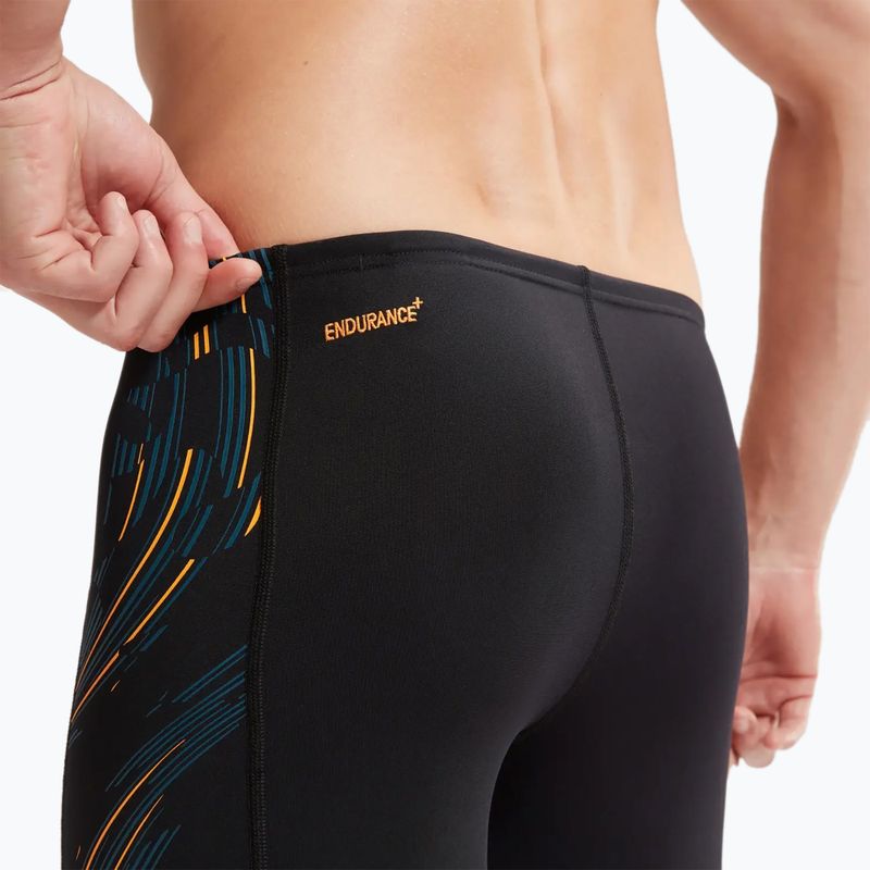 Costum de baie pentru bărbați Speedo Tech Panel black/mandarin peel/dark teal 8