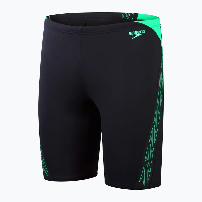 Boxeri de înot pentru bărbați Speedo Hyper Boom Splice true navy/herlequin green