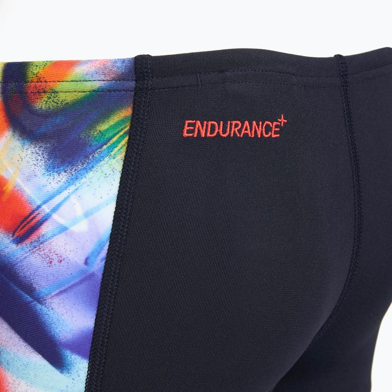 Boxeri de înot pentru copii Speedo Digital Panel Aquashort true navy/watermelon/bitter lime 4