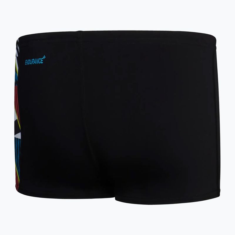 Boxeri de baie pentru copii Speedo Digital Panel black/white/watermelon 2