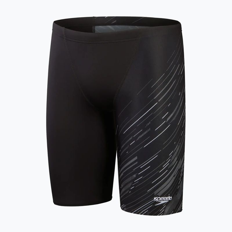 Costum de baie pentru bărbați Speedo Hyperboom V-Cut black/usa charcoal/white