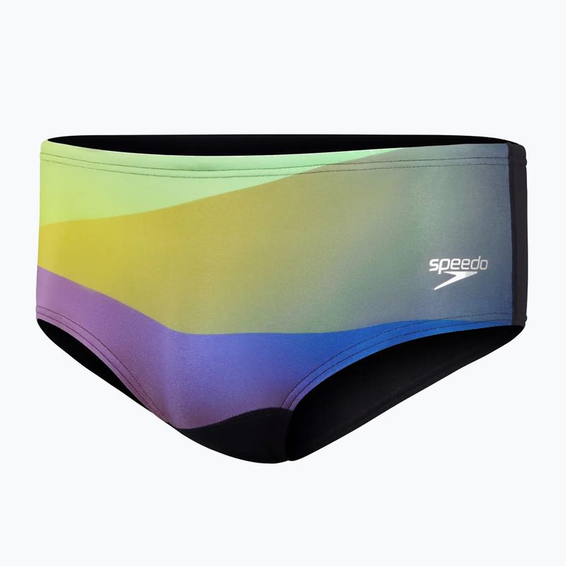 Slipuri pentru bărbați Speedo Allover Digital Brief black/sweet purple