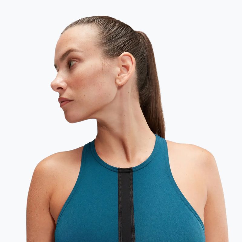 Costum de baie dintr-o bucată pentru femei Speedo Colourblock Highneck Crossback