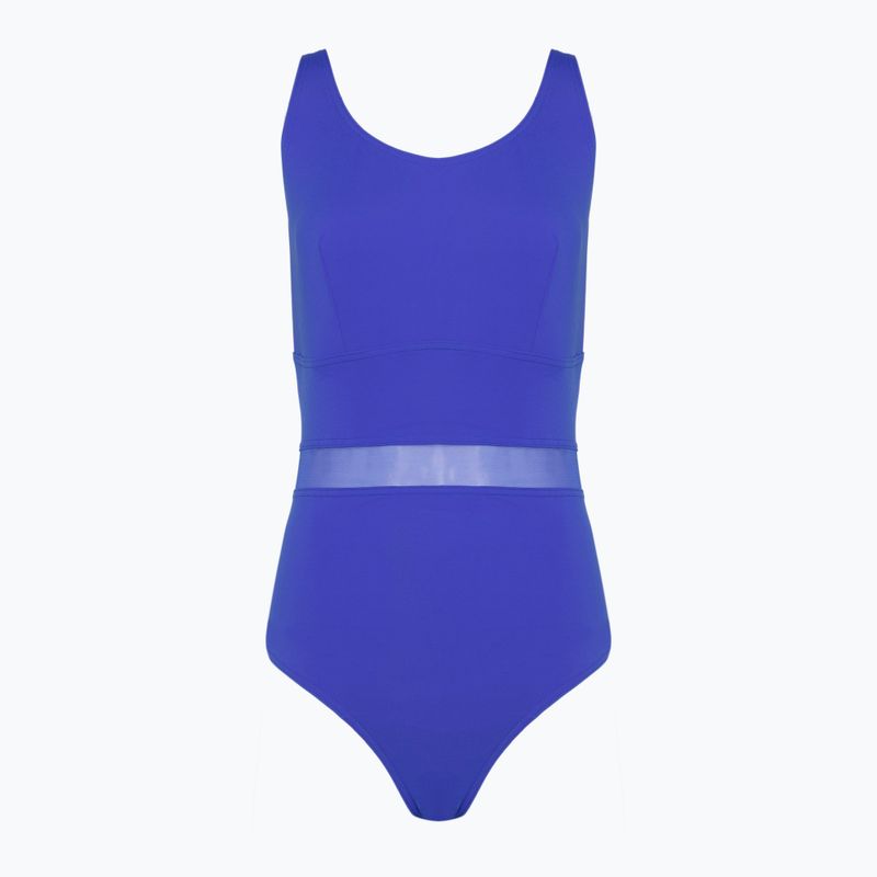 Costum de baie dintr-o bucată pentru femei Speedo Shaping Luniaglow true cobalt