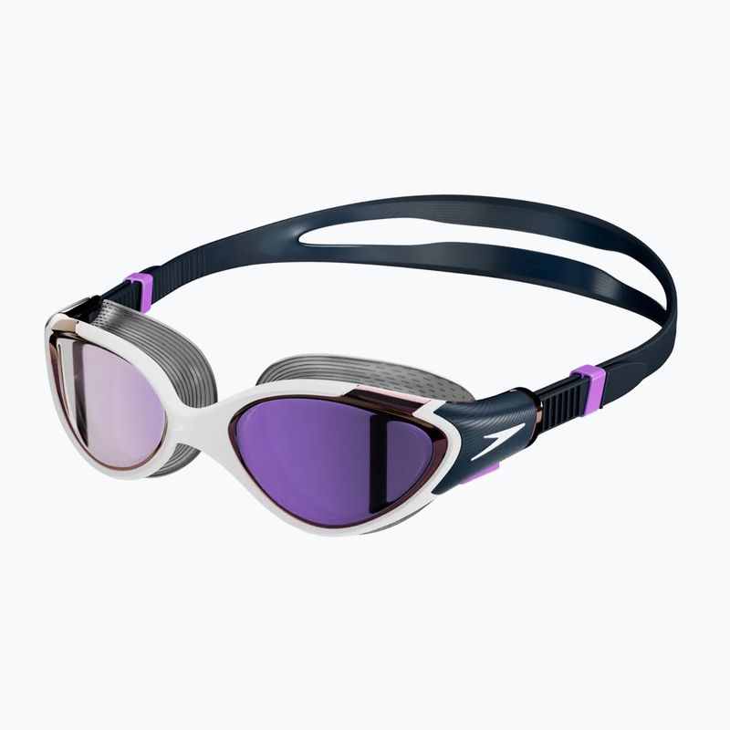 Ochelari de înot Speedo Biofuse 2.0 Mirror white/true navy/sweet purple 2