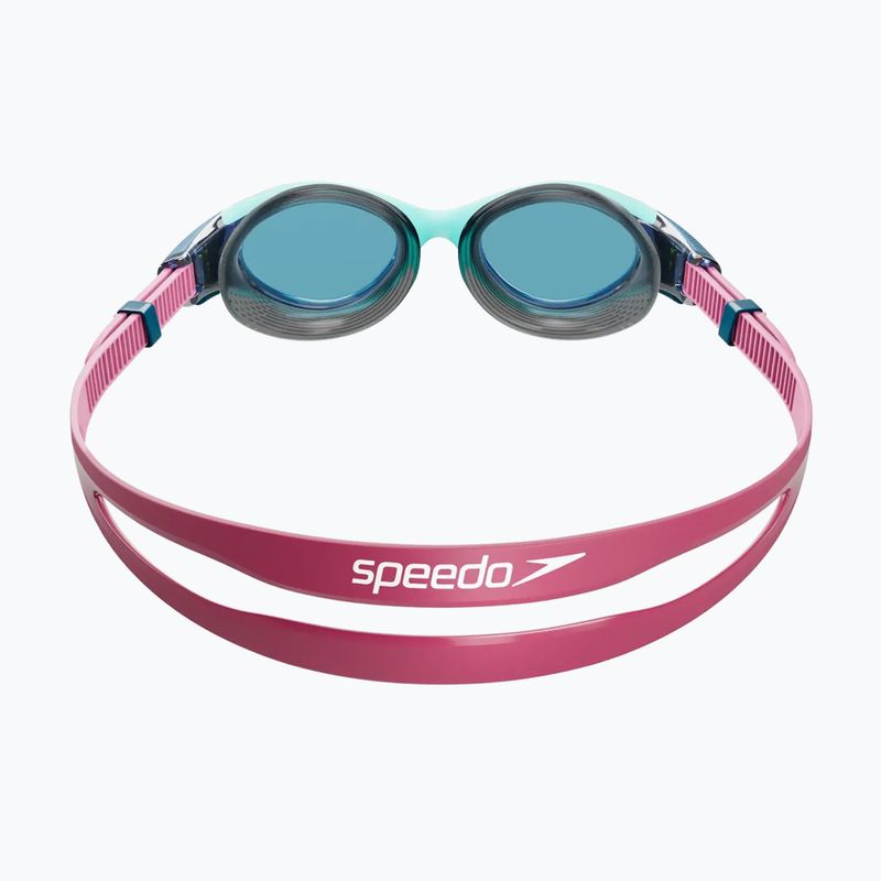 Ohelari de înot pentru femei Speedo Biofuse 2.0 marine blue/peacock/funny pink 3