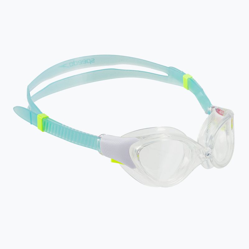 Ochelari de înot pentru femei Speedo Biofuse 2.0 clear / white / marine blue / clear