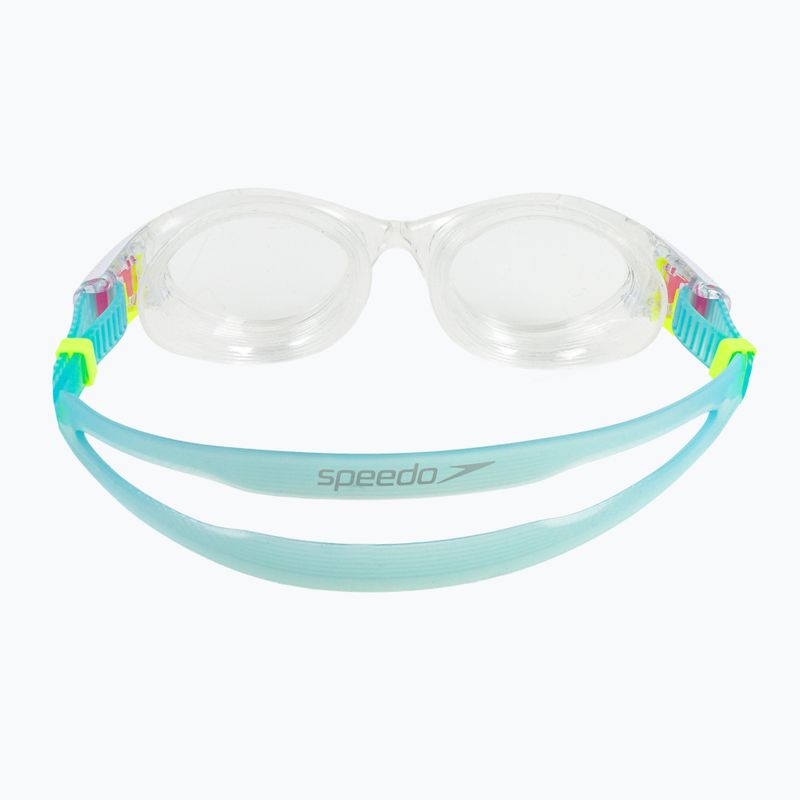 Ochelari de înot pentru femei Speedo Biofuse 2.0 clear / white / marine blue / clear 4
