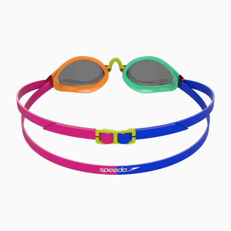 Ochelari de înot Speedo Fastskin Speedsocket 2 Mirror harlequin green/mandarin peel/true cobalt 4