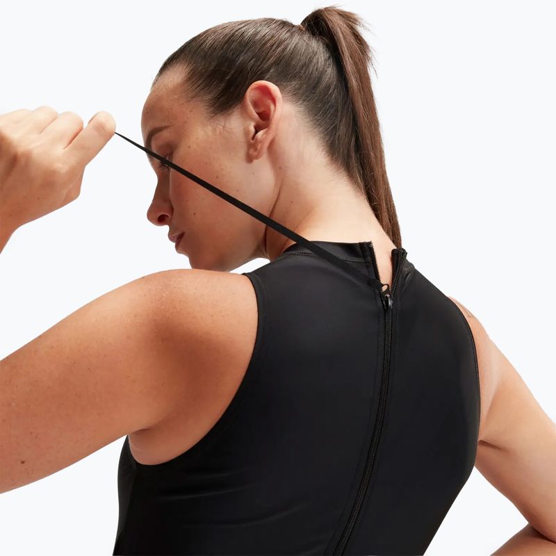 Costum de baie dintr-o bucată pentru femei Speedo Hydrasuit black/white 9