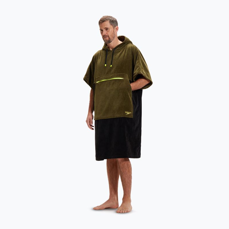 Poncho Speedo Swim Poncho S black/hyper yellow