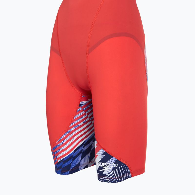 Costum de înot Speedo Fastskin LZR Ignite Kneeskin flame red/bolt/white 3