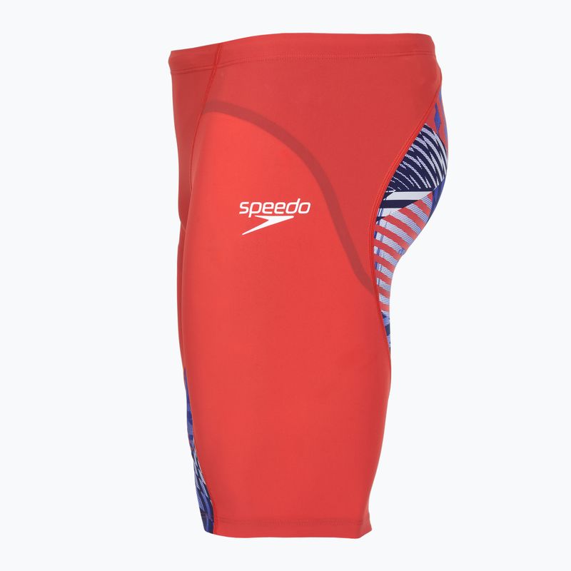 Jammer-uri de înot pentru bărbați Speedo Fastskin LZR Ignite Jammer red/blue/white 3