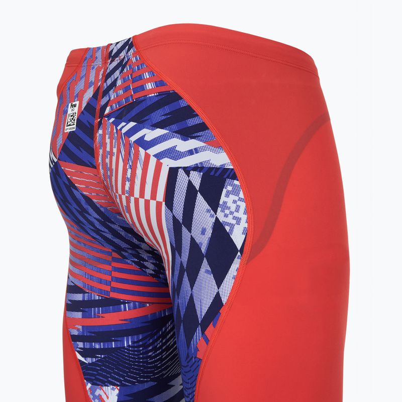 Jammer-uri de înot pentru bărbați Speedo Fastskin LZR Ignite Jammer red/blue/white 4