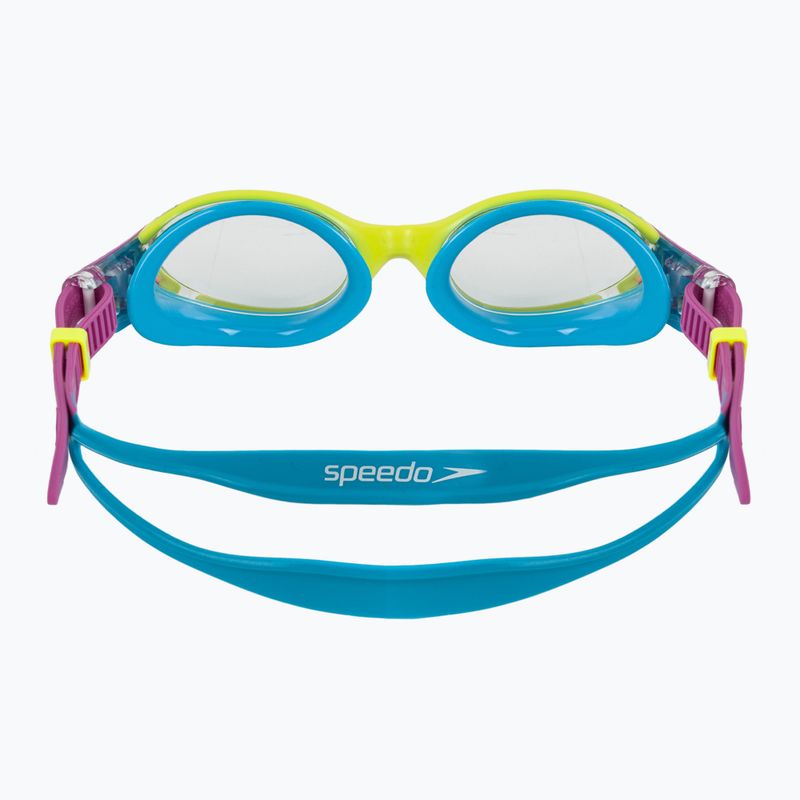 Ochelari de înot pentru copii  Speedo Biofuse 2.0 lemon drizzle/kiki pink/picton blue 4
