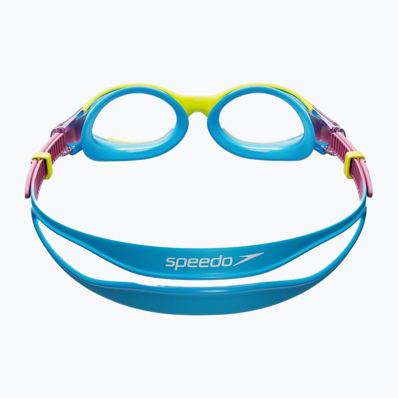 Ochelari de înot pentru copii  Speedo Biofuse 2.0 lemon drizzle/kiki pink/picton blue 3