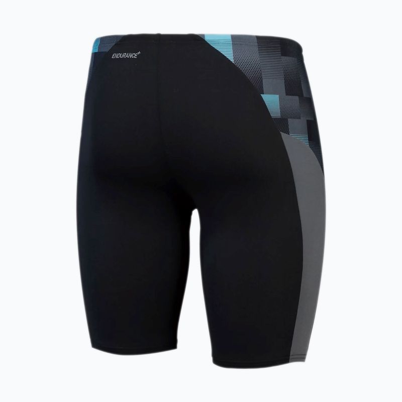 Boxeri de înot pentru bărbați Speedo Endurance+ MAX Splice Jammer black/usa charcoal/marine 2