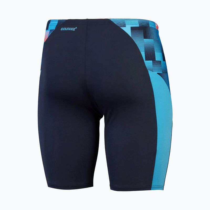 Boxeri de înot pentru bărbați Speedo Endurance+ MAX Splice Jammer true navy/picton blue/siren red 2
