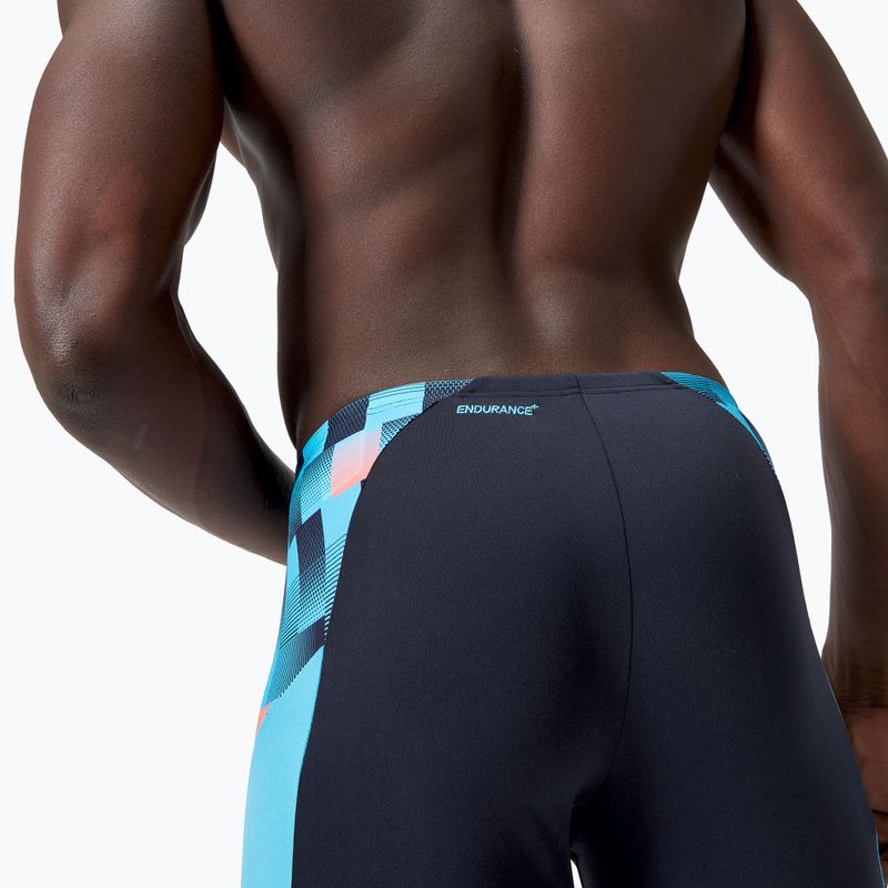 Boxeri de înot pentru bărbați Speedo Endurance+ MAX Splice Jammer true navy/picton blue/siren red