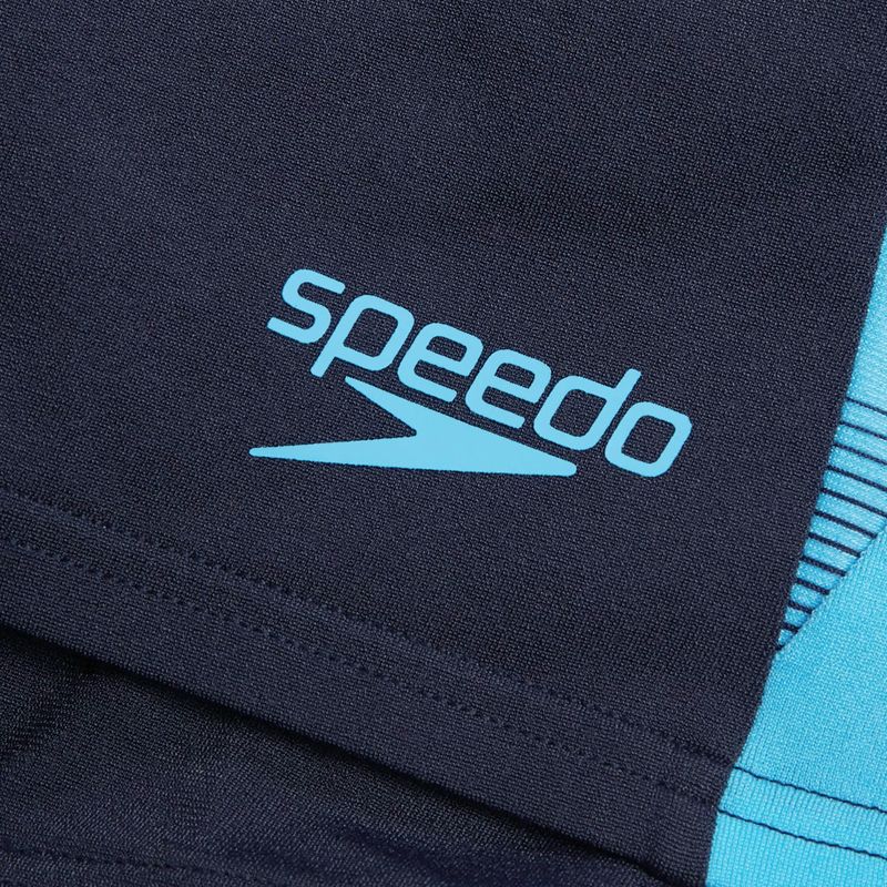 Boxeri de înot pentru bărbați Speedo Endurance+ MAX Splice Aquashort true navy/picton blue/siren red