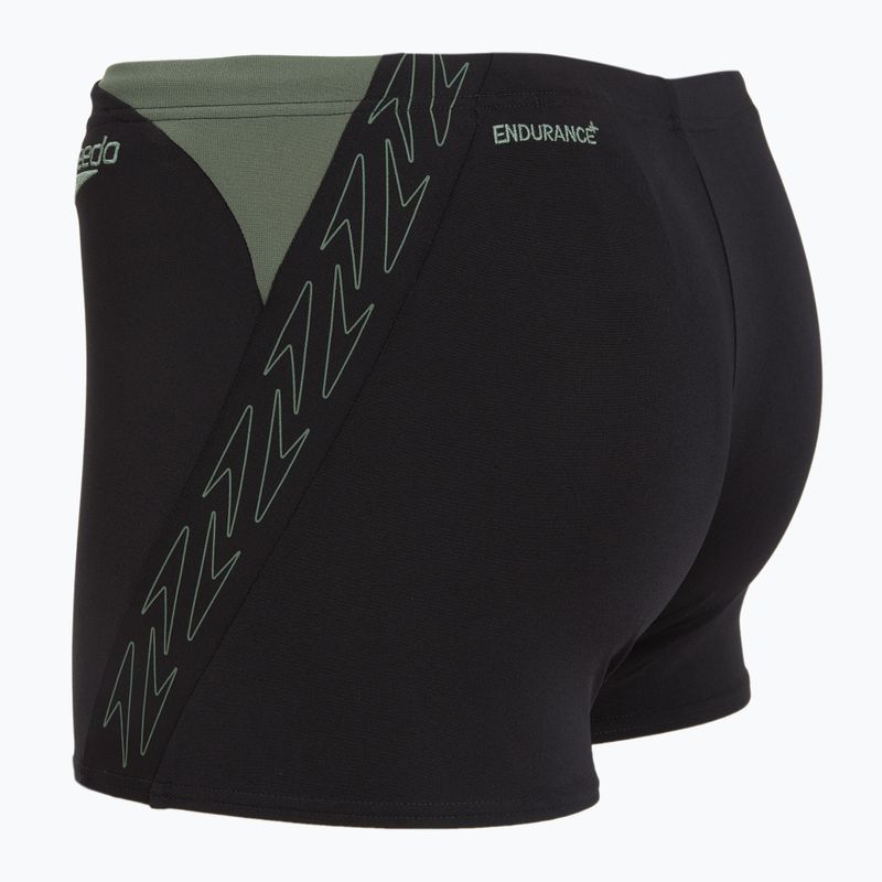 Boxeri de înot pentru bărbați Speedo HyperBoom Splice Aquashort black/country green 3
