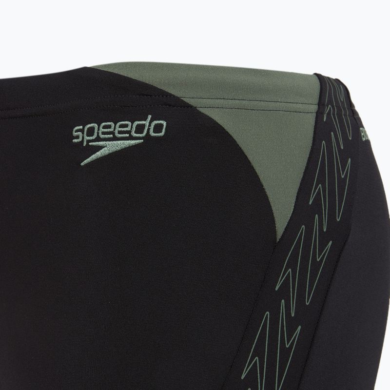 Boxeri de înot pentru bărbați Speedo HyperBoom Splice Aquashort black/country green 4