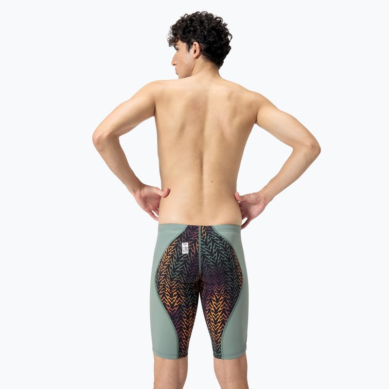 Boxeri de înot pentru bărbați Speedo Fastskin LZR Ignite Jammer country green/black/nectarine 2