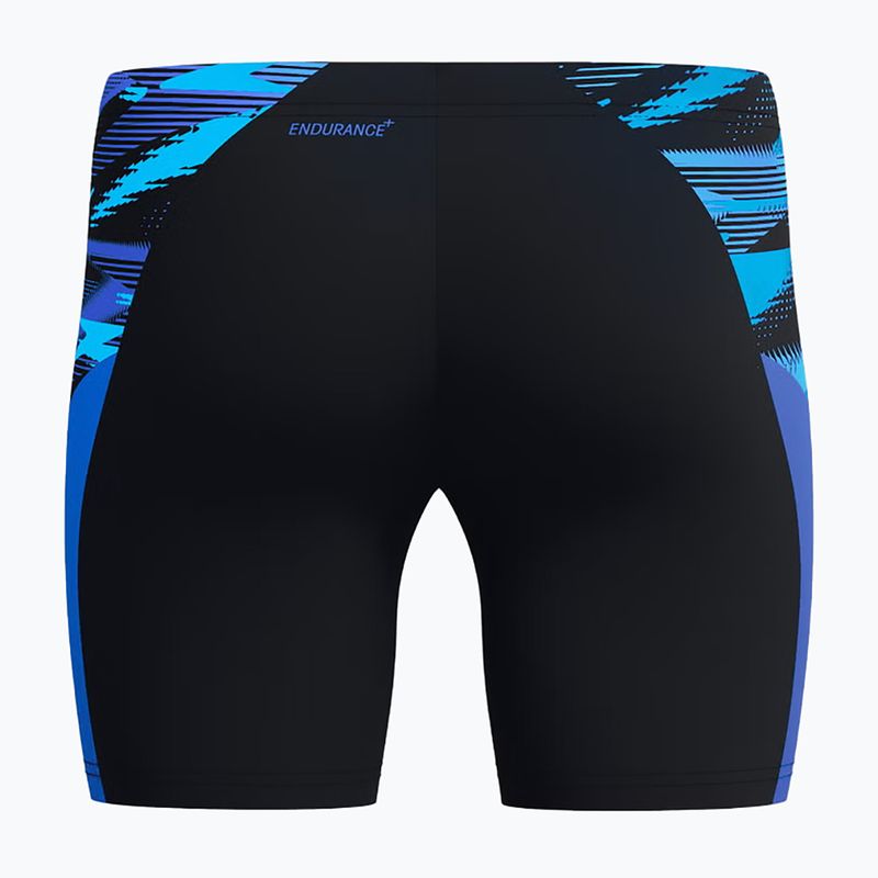 Jammere de înot pentru bărbați Speedo Endurance+ Max Splice Jammer black/cobalt pop 2